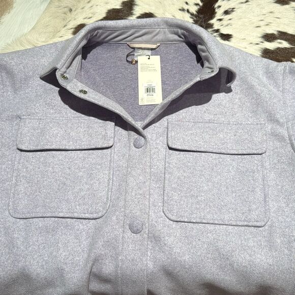 NWT Calia shacket in metal lily, size L - Picture 2 of 6